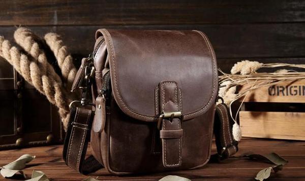 Leather Belt Pouch for Men Waist Bag BELT BAG Cell Phone Holsters Shoulder Bag For Men