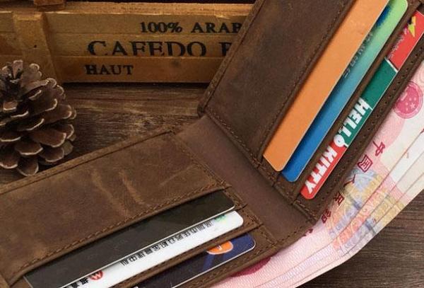 Dragon Leather Mens Wallets Alligator Pattern Cool billfold Slim Bifold Wallet Card Wallet Purse for Mens