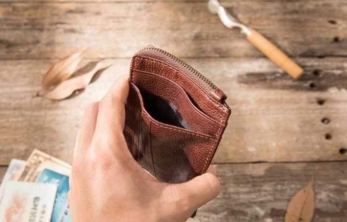 Leather Mens Slim Card Holder Front Pocket Wallets Card Wallets for Men