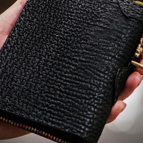 Handmade Leather Biker Wallet Mens Cool Short Chain Wallet Trucker Wallet with Chain