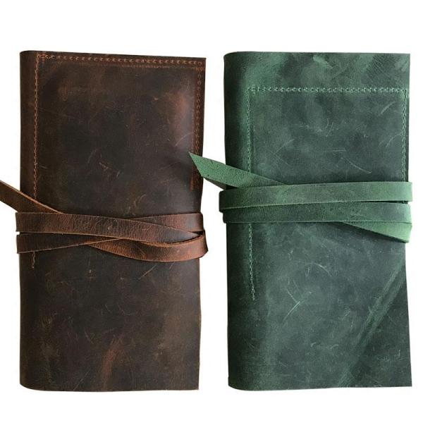 Cool Leather Mens Bifold Long Travel Wallet Leather Long Passport Wallet for Men