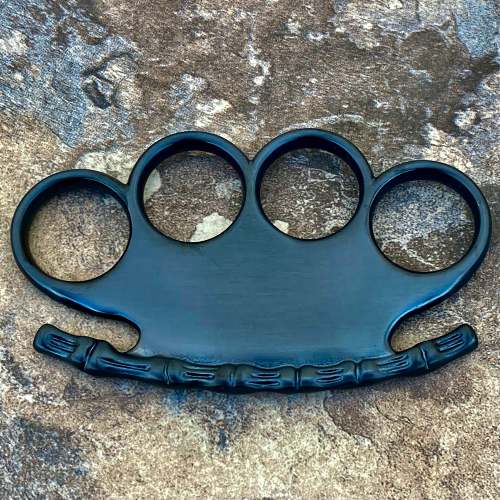 4 Finger Ring - Solid - Black - 4FR5