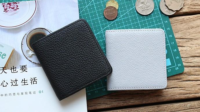 Leather Mens Small Change Wallet Coin Wallet Front Pocket Wallet for Men