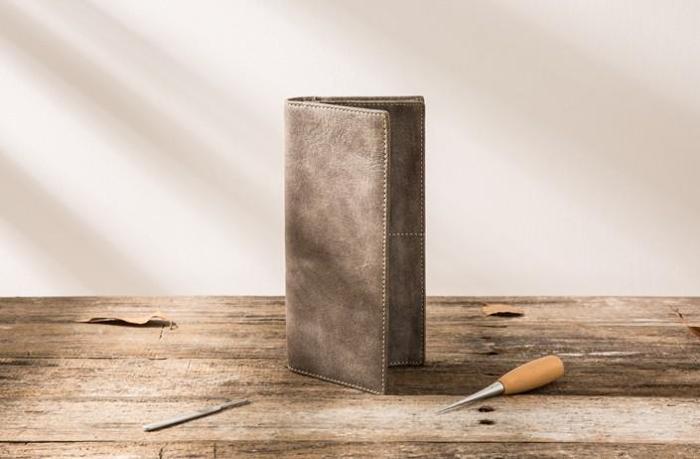Cool Mens long Wallet Leather Vintage Wallet Long Wallets for Men
