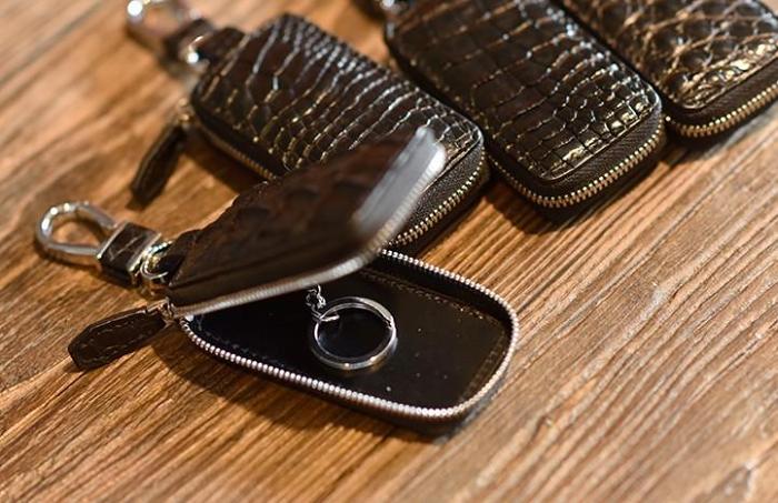 Handmade Leather Mens Cool Car Key Wallet Car Key Holder Car Key Case for Men