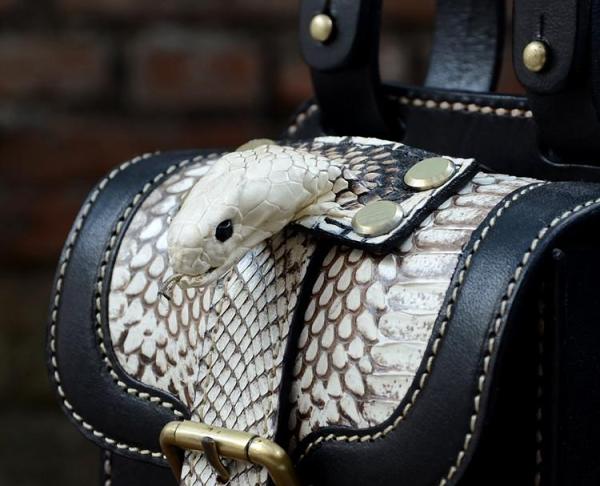 Handmade Biker Leather Belt Pouch Mens Cases Waist Bag Hip Pack Belt Bag Fanny Pack Bumbag for Men