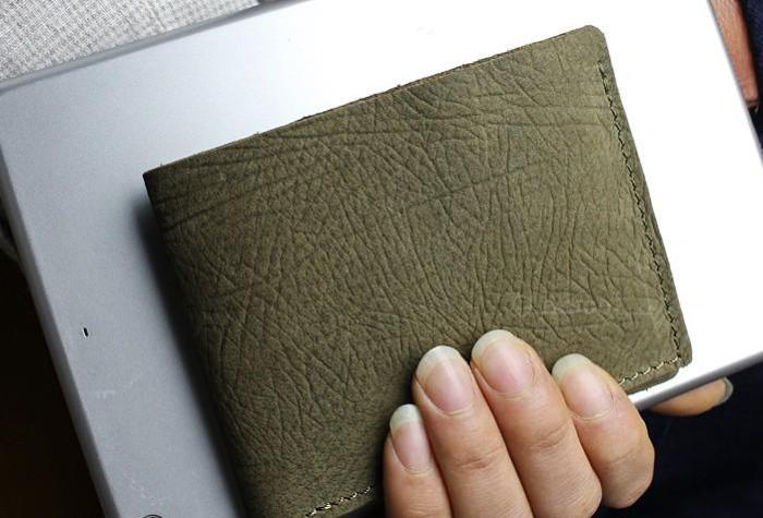 Handmade Leather Mens Cool Slim Leather Wallet Men billfold Wallets Bifold for Men