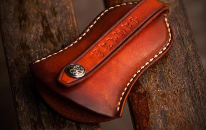 Handmade Leather Mens Cool Car Key Wallet Coin Wallet Pouch Car KeyChain for Men