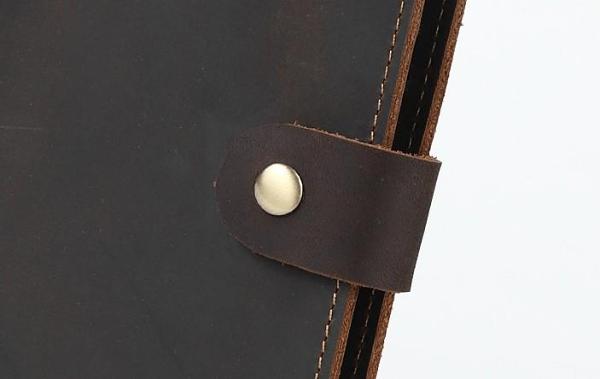 Cool Leather Mens Small Passport Wallet Slim Travel Wallets for Men