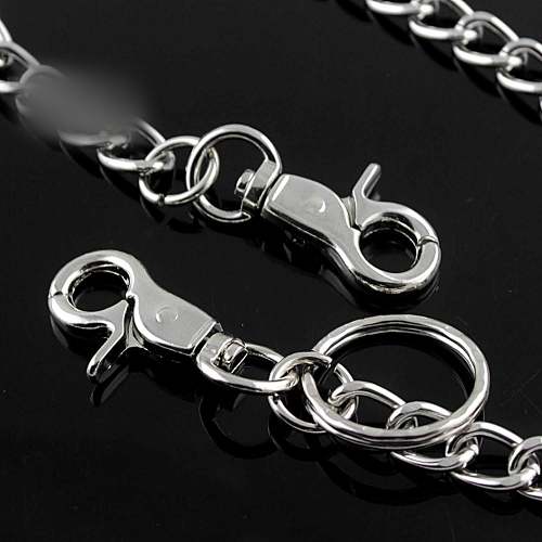 Solid Stainless Steel Guitar Wallet Chain Cool Punk Rock Biker Trucker Wallet Chain Trucker Wallet Chain for Men