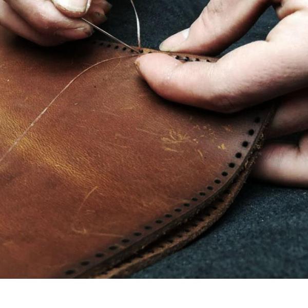 Handmade Slim Leather Mens Bifold Travel Wallets Brown Passport Wallet Long Wallet for Men