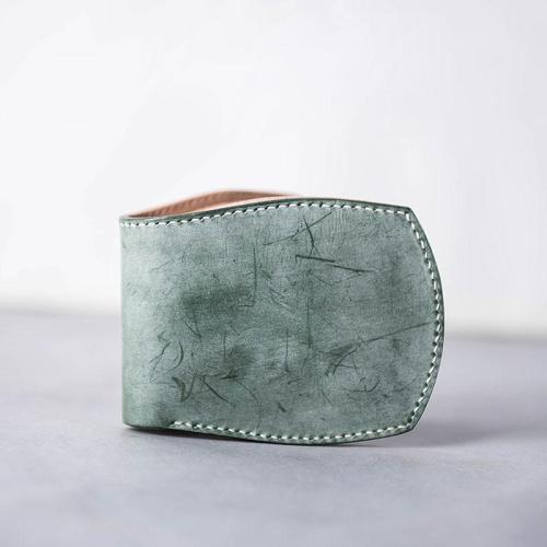 Handmade Vintage Leather Mens Small Wallet Bifold Wallet for Men