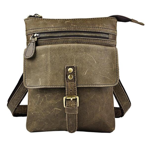 Leather Drop Leg Bag Belt Pouch Mens Waist Bag Shoulder Bag for Men