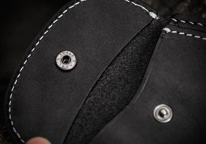 Handmade Leather Boa Skin Tooled Mens billfold Wallet Cool Slim Wallet Biker Wallet for Men