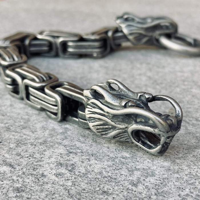2 Dragon Head - Galvanized - Heritage - B81 CLEARANCE
