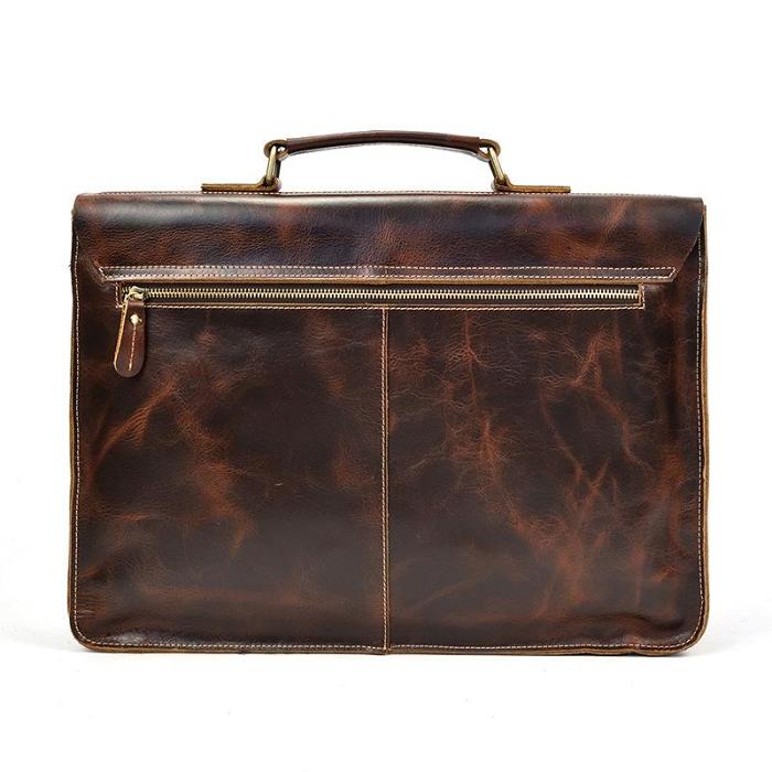 VINTAGE LEATHER MENS Large BRIEFCASEs BUSINESS BRIEFCASE Cool SHOULDER BAG HANDBAGS FOR MEN