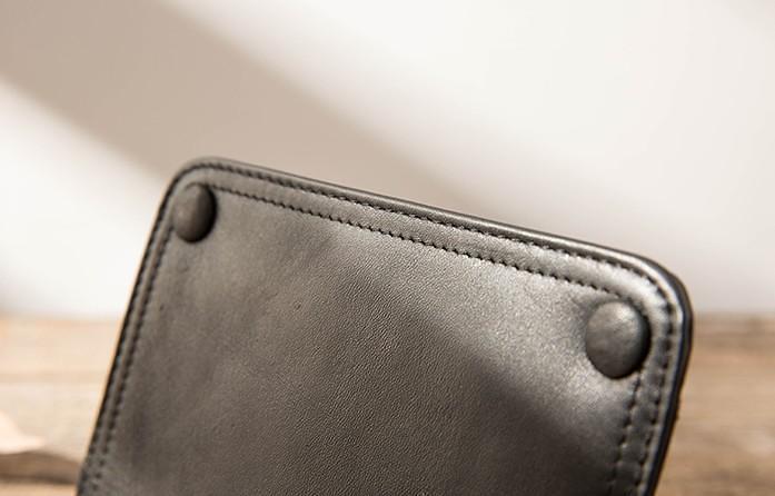 Cool Black Wristlet Wallet Leather Mens Long Wallet Long Wallet for Men