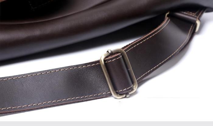 Genuine Leather Mens Cool Backpack Sling Bag Large Black Travel Bag Hiking Bag for men