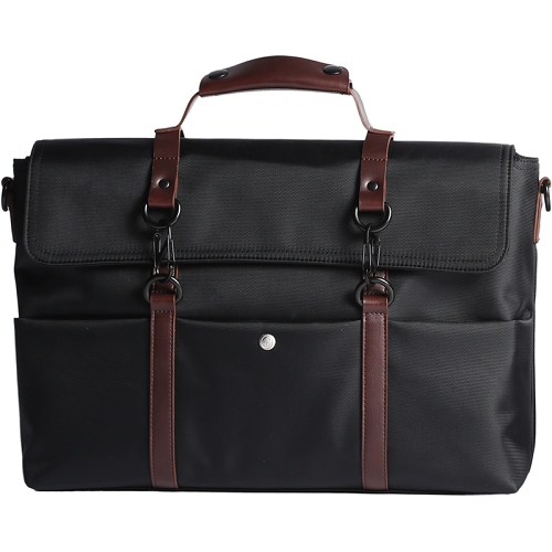 Fashion Nylon Cloth Men's Black Business Briefcase Shoulder Bag Computer Handbag For Men