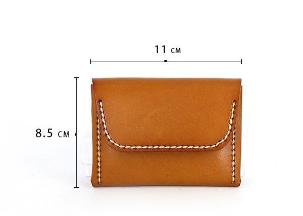 Leather Mens Card Wallets Front Pocket Wallet Small Cool Change Wallet for Men