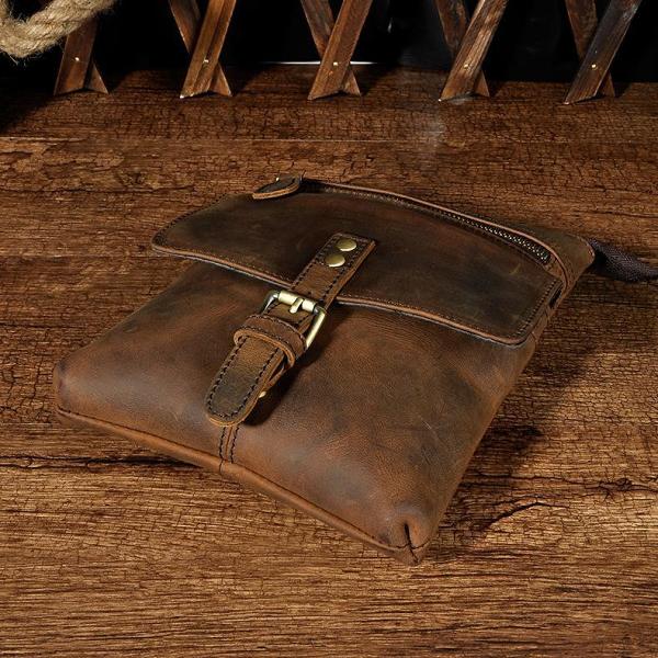 Leather Mens Cell Phone Holsters Belt Pouch Waist Bag BELT BAG Shoulder Bag For Men