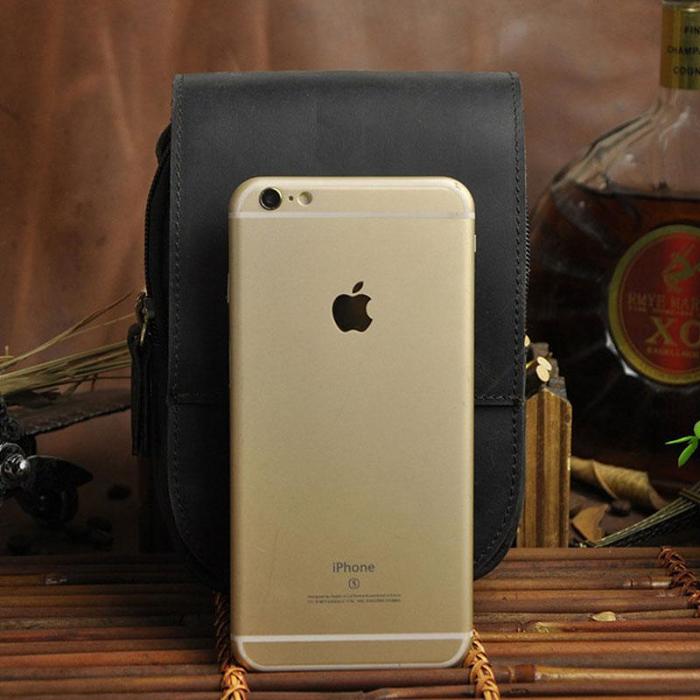 Vintage Leather Belt Pouches for Men Waist Bags BELT BAG For Men