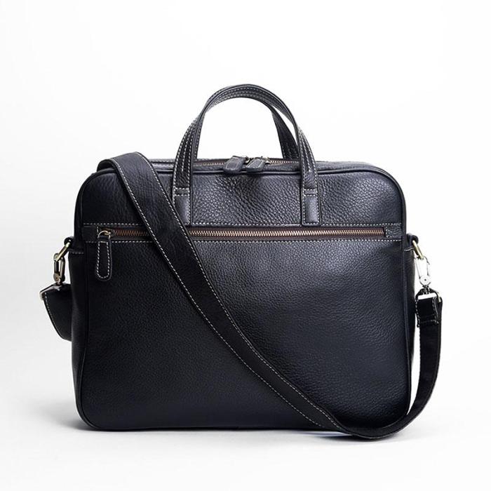 Genuine Leather Mens Cool Messenger Bag Large Briefcase Work Bag Business Bag Laptop Bag for men