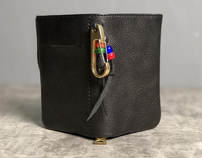 Handmade Leather Mens Cool Key Wallet Car Key Change Coin Card Holder Car Key Case for Men
