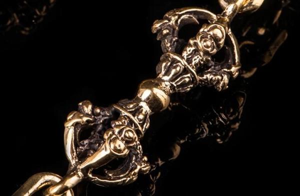 Brass biker trucker Tibetan Keychain wallet Chain for chain wallet biker wallet trucker wallet