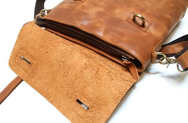 Vintage Mens Leather Briefcase Handbag Shoulder Bag Backpack for men