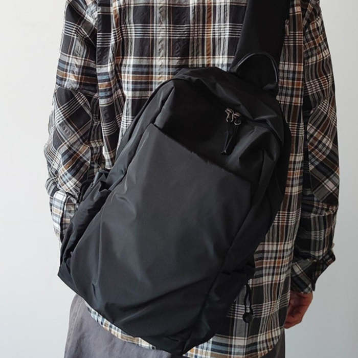 Nylon Navy Large Sling Bag For Men Sling Bag For Big Men Mens Large Sling Bag
