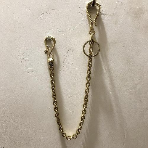 Solid Brass Cool Punk Rock Wallet Chain Biker Trucker Wallet Chain Trucker Wallet Chain for Men