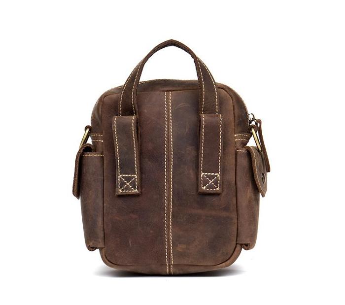 Leather Belt Pouch Mens Camera Bag Waist Bag Shoulder Bag for Men