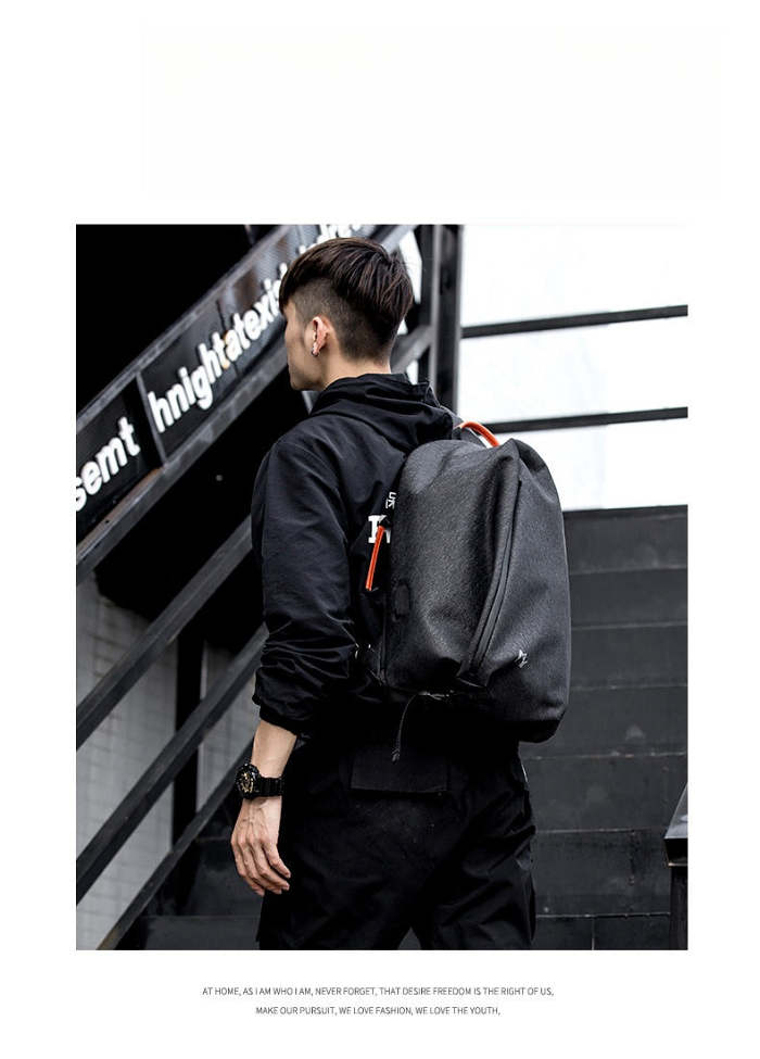Cool Large Sling Bag For Men Waterproof Oxford Fabric Black Sling Bag For Big Men
