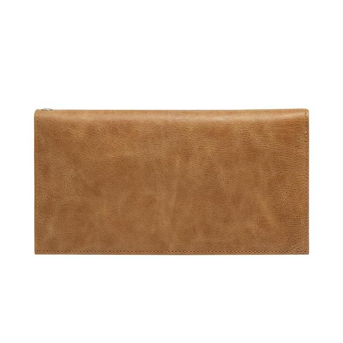 Leather Men Long Wallets for Travel Wallet Bifold Passport Wallet for Men