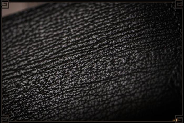 Handmade Leather Small Tooled Mens billfold Wallet Cool Chain Wallet Biker Wallet for Men