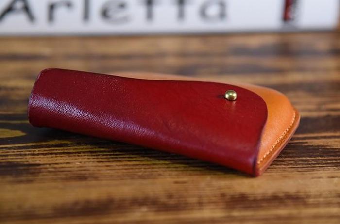 Handmade Leather Mens Cool Coin Change Leather Wallet Men Small Wallets Card for Men