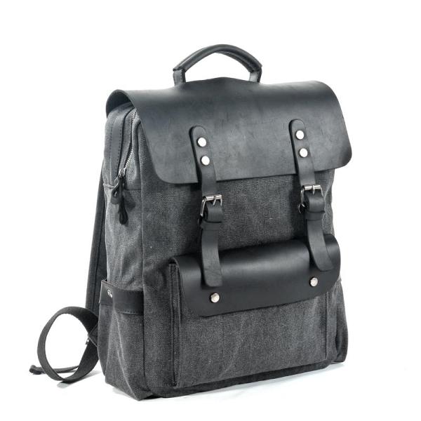 Cool Canvas Leather Womens Mens 15 Green Computer Backpack Black School Backpack College Backpack for Men