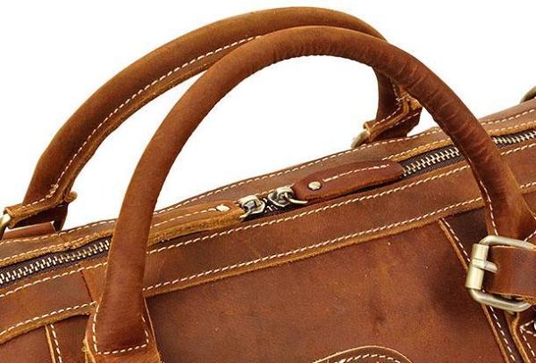 Cool Vintage Leather Mens Duffle Bags Weekender Bags Overnight Bag Travel Bag