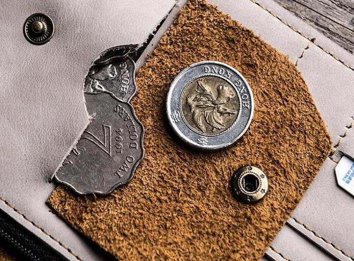 Leather Men Travel Wallet Passport Wallet Bifold Long Wallets for Men