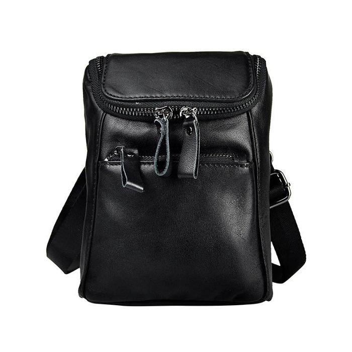 Leather Belt Pouch Mens Small Cases Waist Bag Hip Pack Belt Bag Fanny Pack Bumbag for Men
