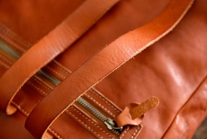 Handmade Leather Mens Women Cool Backpack Sling Bag Large Brown Travel Bag Hiking Bag for men