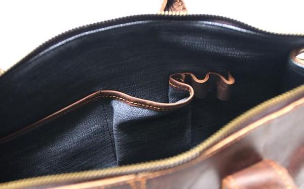 Cool Leather Mens Large Travel Bags Handbag Shoulder Bags for men