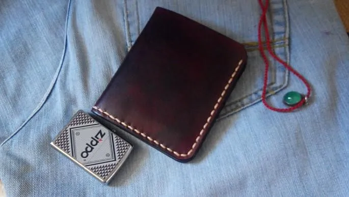 Vintage Coffee Leather Mens Small Wallet Leather Bifold Wallets for Men