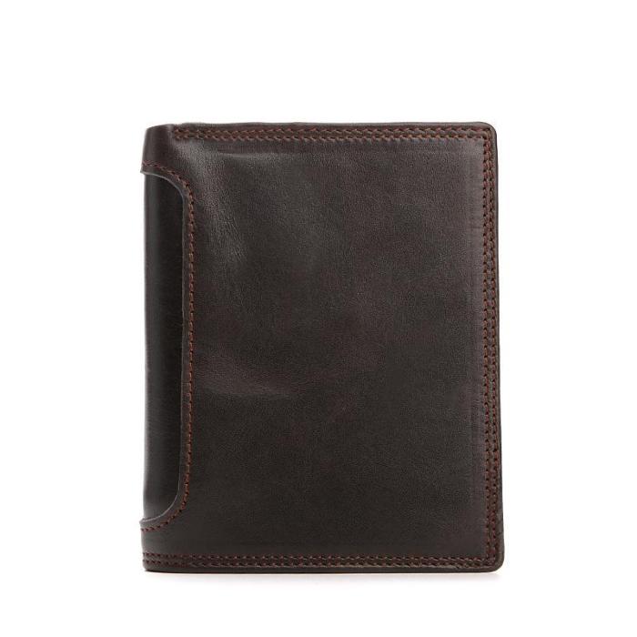 Leather Slim Small Mens Wallet Bifold billfold Wallet for Men