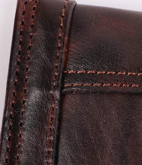 BLACK Coffee MENS LEATHER SLIM ZIPPER CLUTCH WRISTLET PURSE BAG CLUTCH BAG FOR MEN