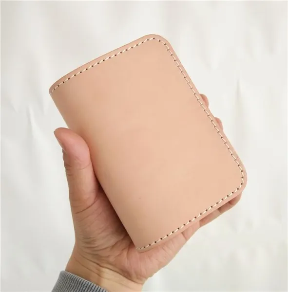 Handmade Mens Leather Small Biker Chain Wallet Cool billfold Biker Wallet with Chains