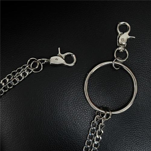 Badass Silver Double Womens Mens Thin Wallet Chain Pants Chain Jeans Chain Jean Chain For Men