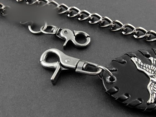 Solid Stainless Steel Eagle Wallet Chain Cool Punk Rock Biker Trucker Wallet Chain Trucker Wallet Chain for Men