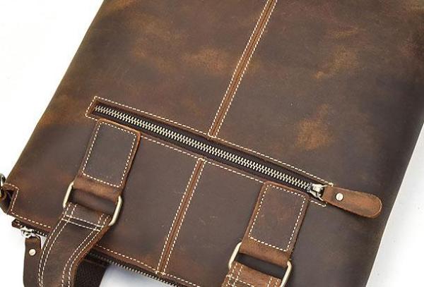 Cool Vintage Mens Leather Briefcase Business Briefcase Shoulder Bags For Men
